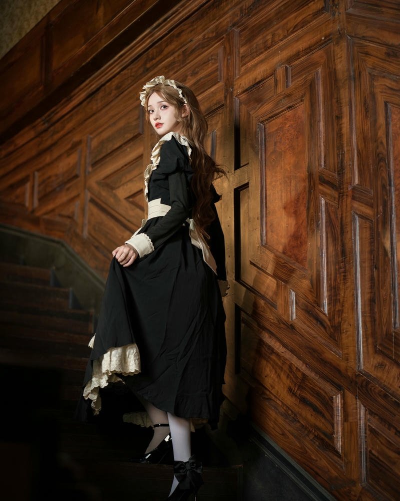 hình ảnh cosplay hầu gái sáng tạo