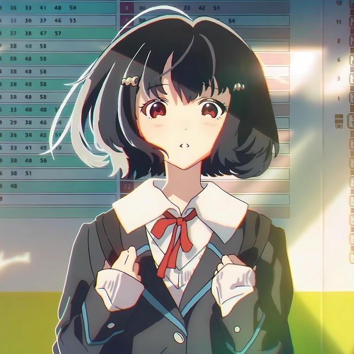 hình anime avatar bố cục gọn gàng rõ nét