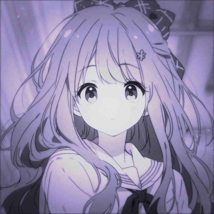 hình anime avatar sáng nữ tạo hình tinh tế