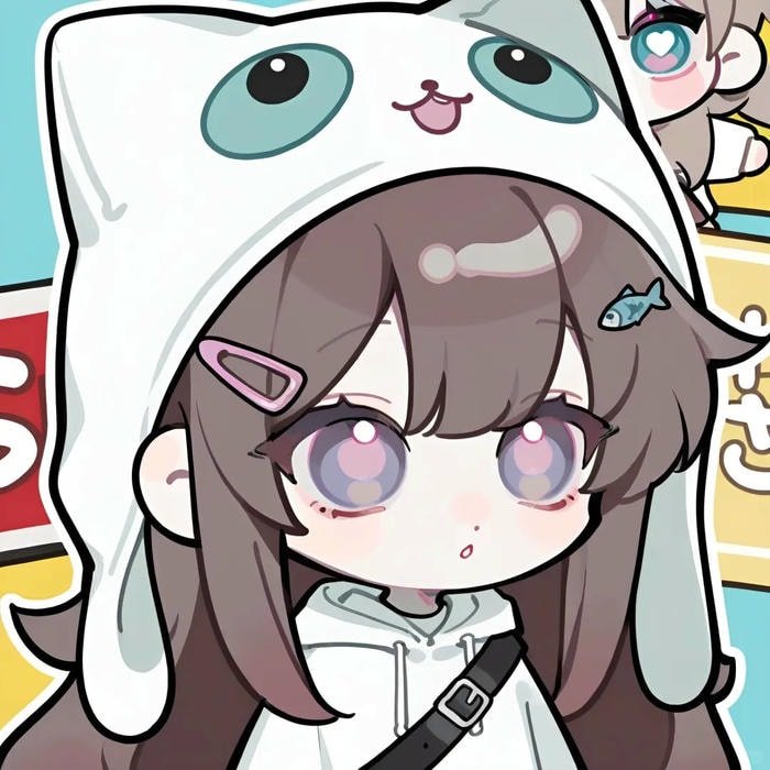 hình anime chibi nữ trong trắng