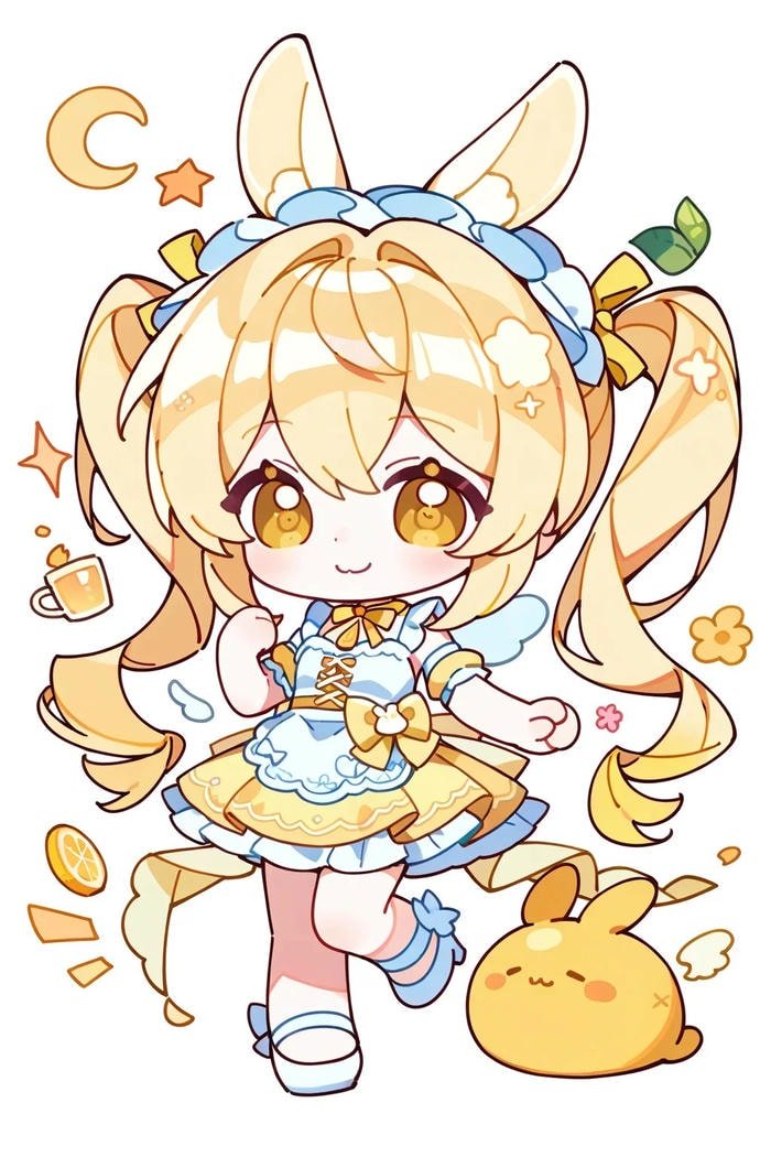 hình anime chibi nữ xinh