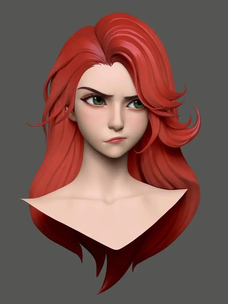 hình avatar 3D phong cách trừu tương