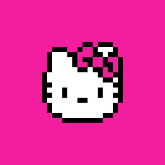 hình avatar hello kitty cute phong cách hoạt hình