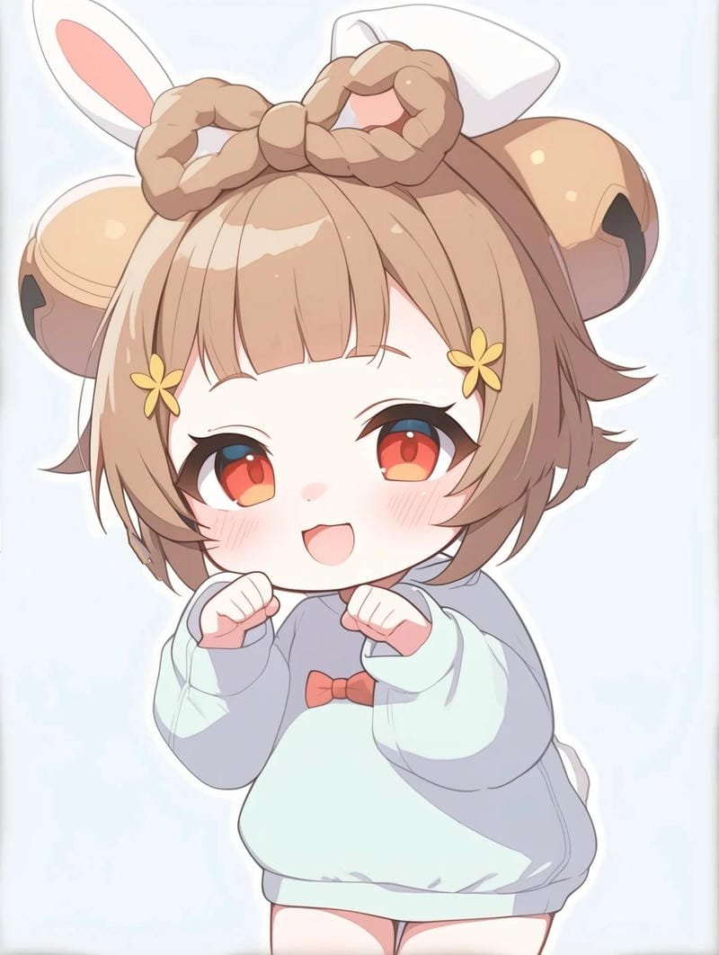 hình baby chibi vẽ tay
