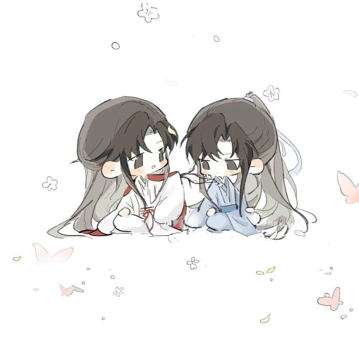 hình chibi BL đôi bạn