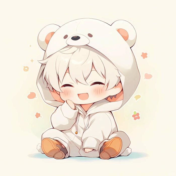 hình chibi bé trai dễ tập vẽ