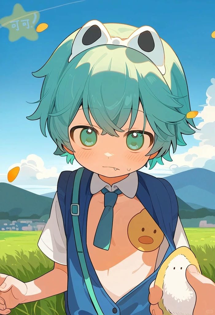 hình chibi bé trai full HD