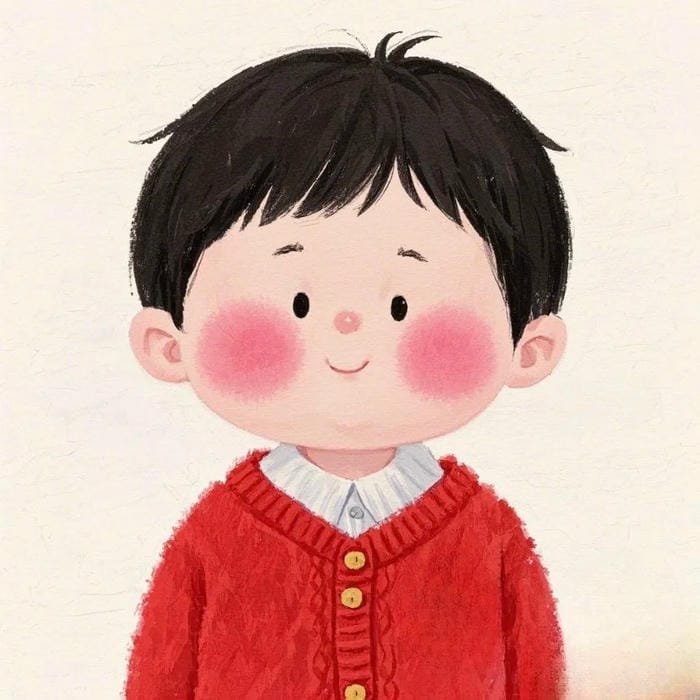 hình chibi bé trai mũm mĩm