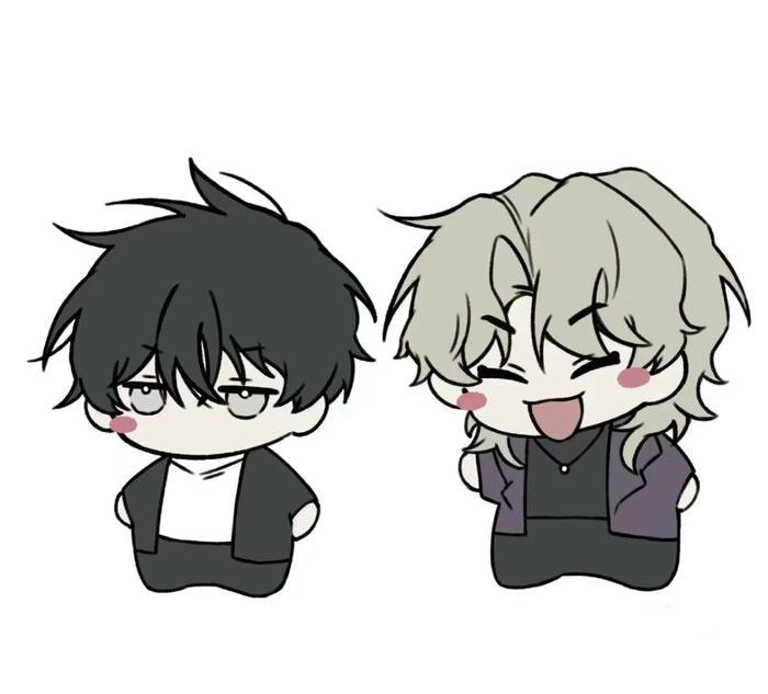 hình chibi boy love dễ thương