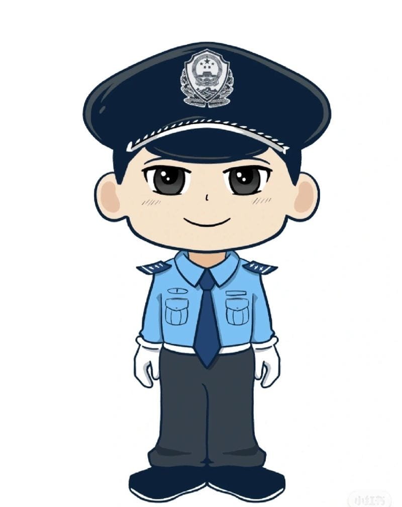 hình chibi chú công an