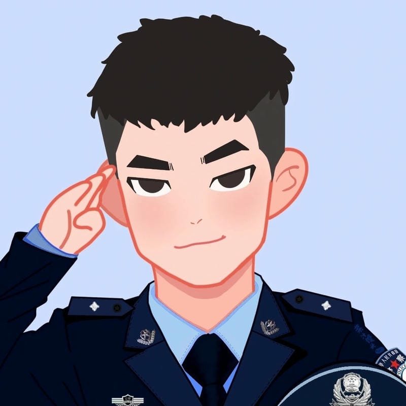 hình chibi công an bé trai