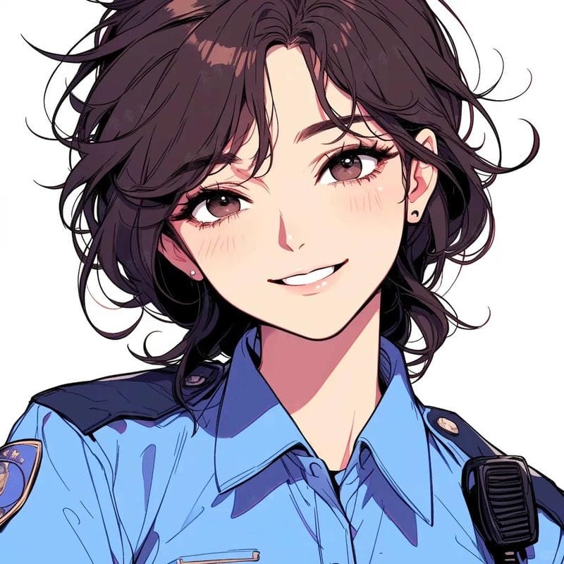 hình chibi công an đẹp tự nhiên