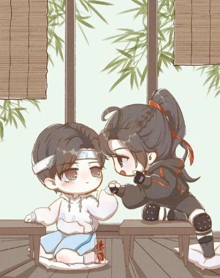 hình chibi nam nam đáng yêu