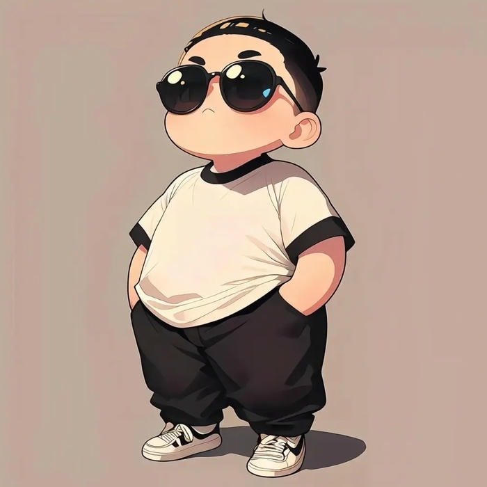 hình chibi nam phong cách tối