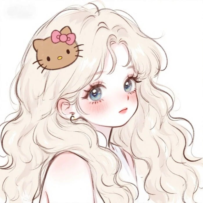 hình chibi nữ anime lãng mạn