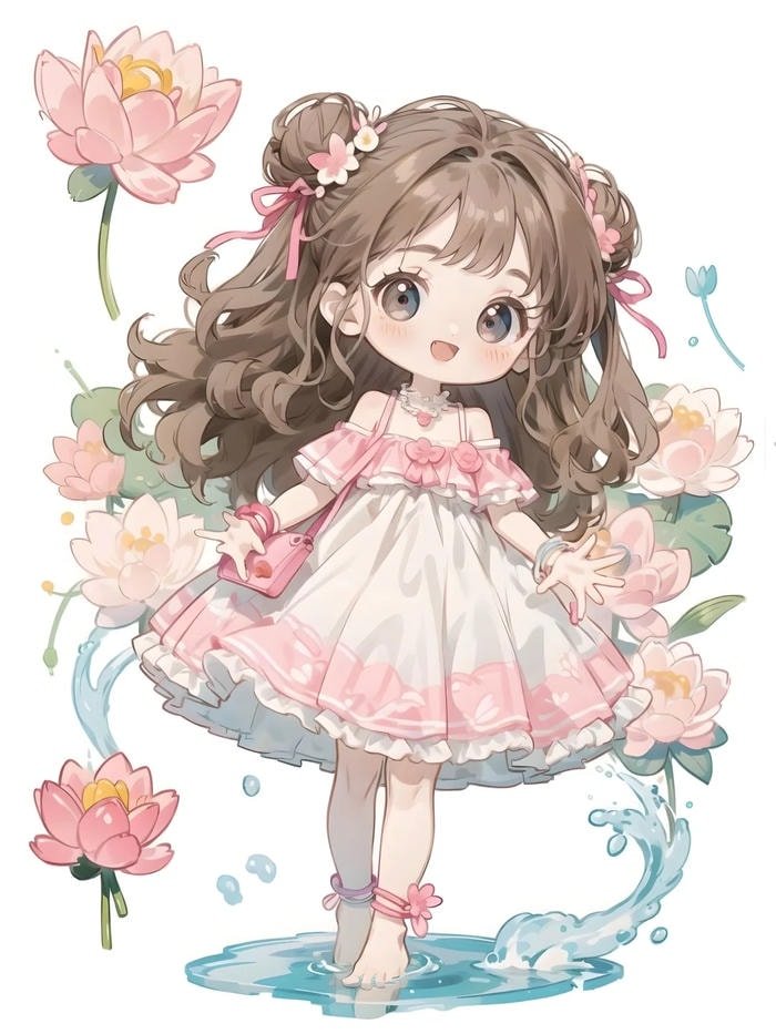 hình chibi nữ dễ thương