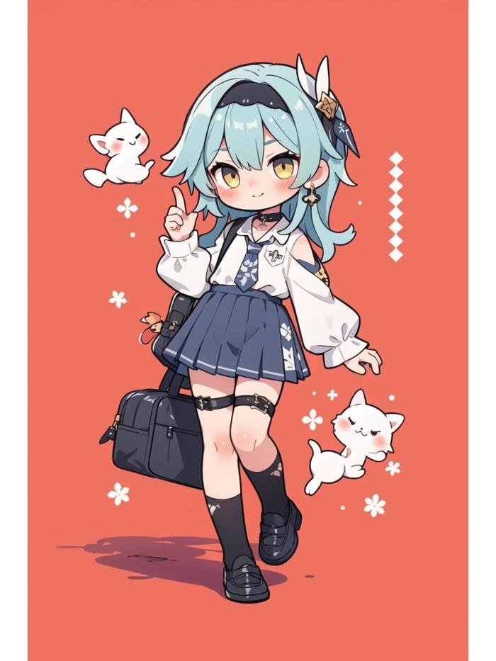 hình chibi nữ hoạt hình