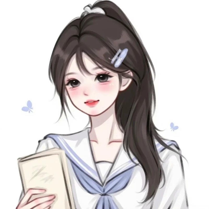 hình cô giáo chibi dễ thương