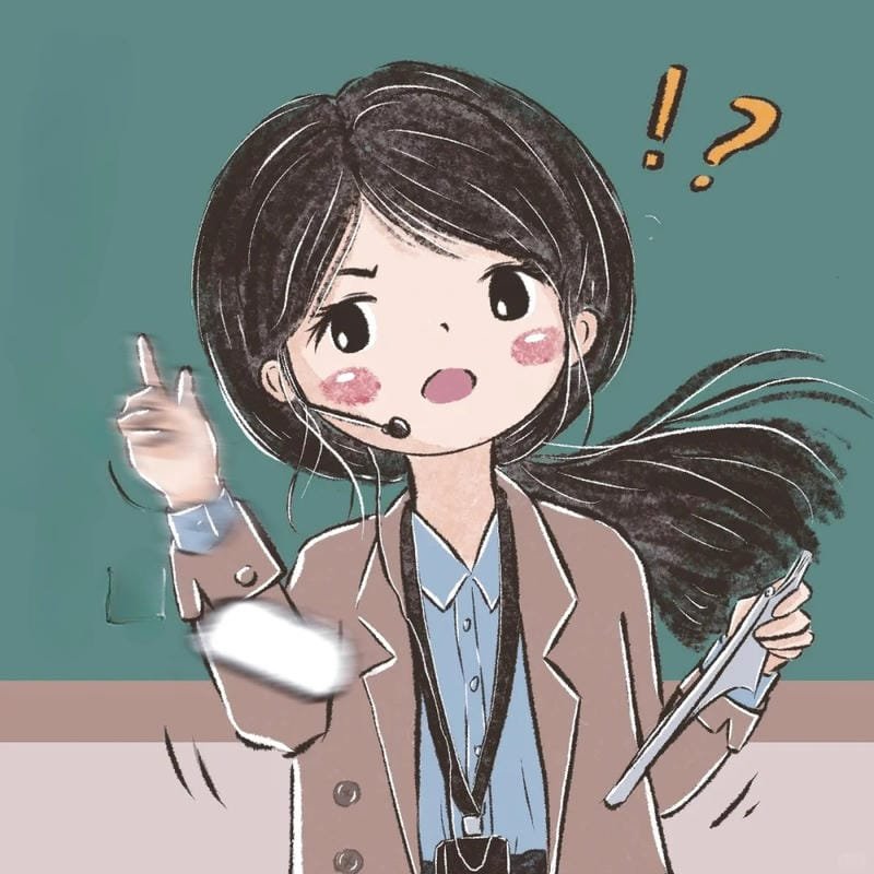 hình cô giáo chibi tiểu học