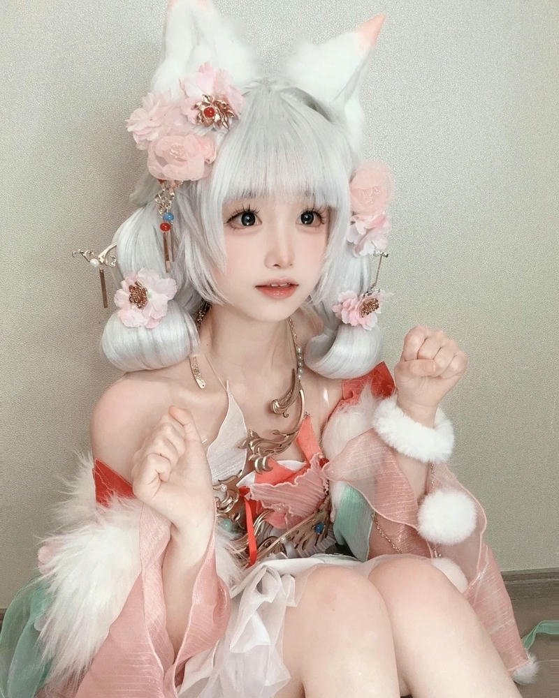hình cosplay cute hài hòa