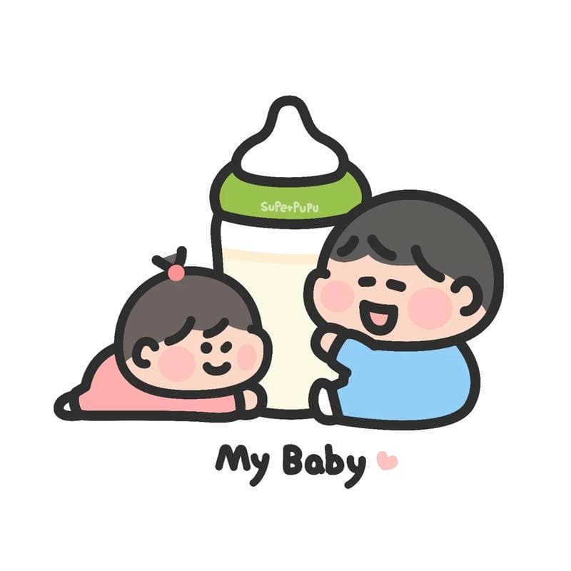 hình em bé chibi dễ thương cho nền điện thoại