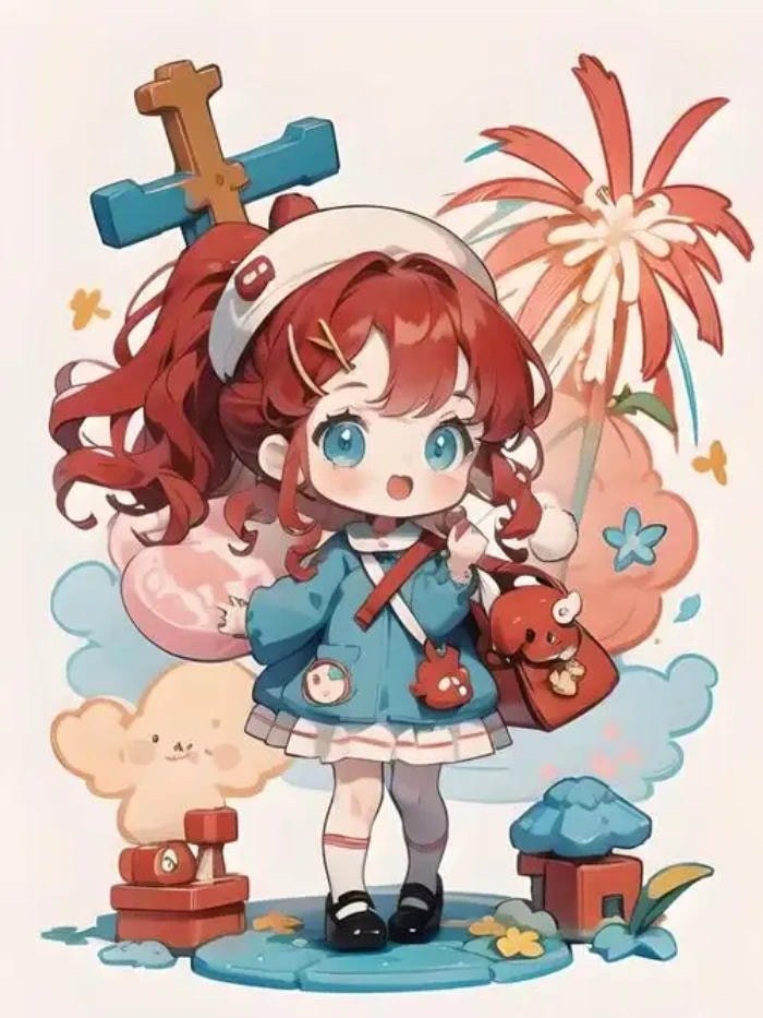 hình nền chibi đáng yêu