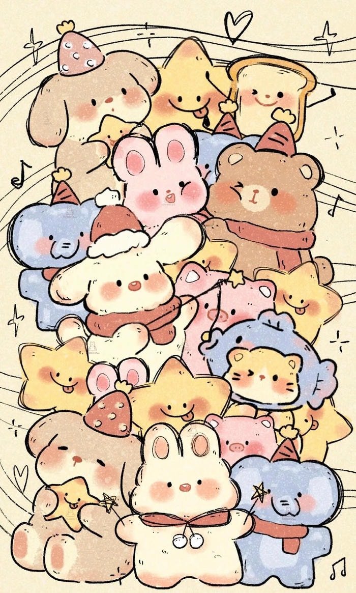 hình nền chibi dễ thương cho smartphone