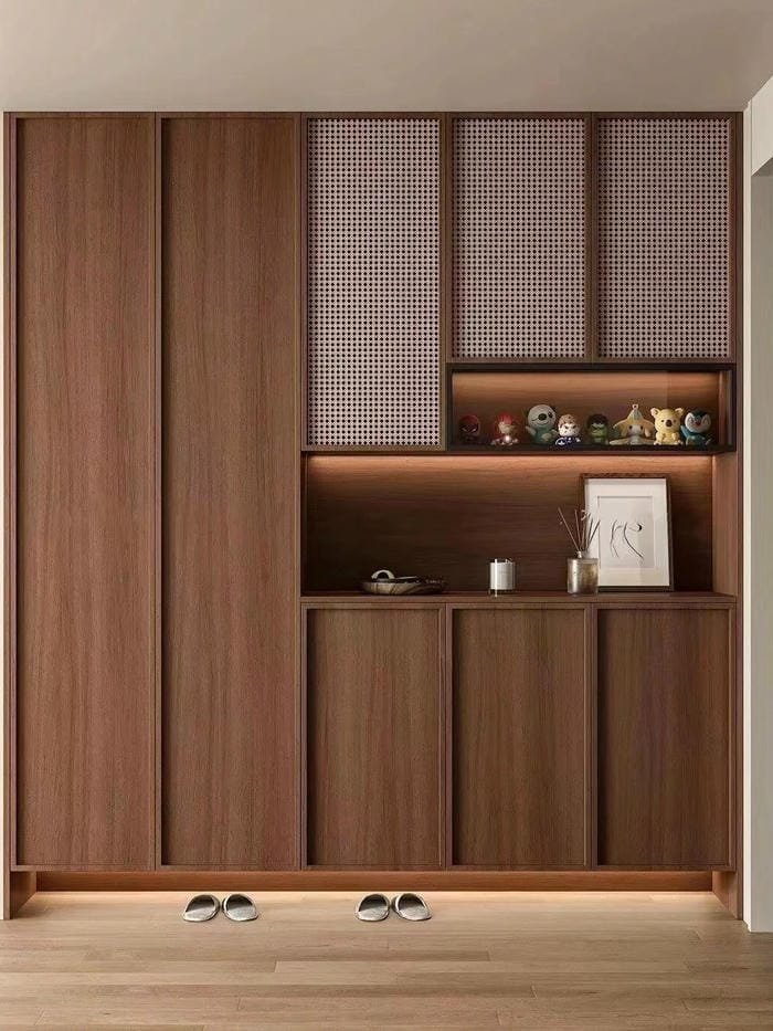kệ tủ gỗ dành cho nhà nhỏ
