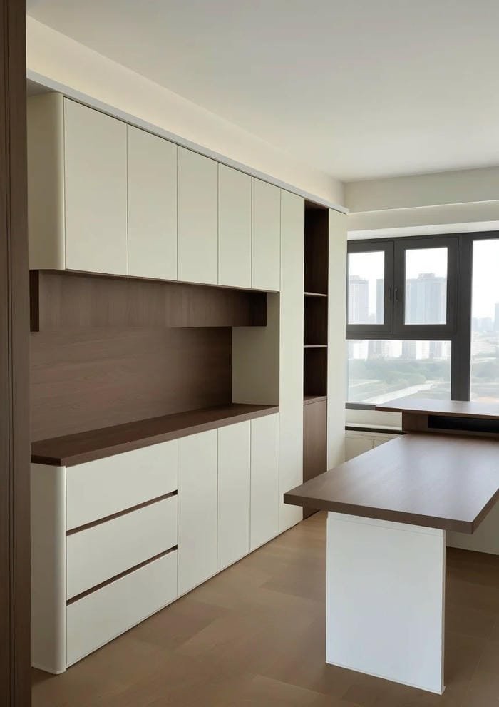 mẫu tủ làm từ gỗ tự nhiên