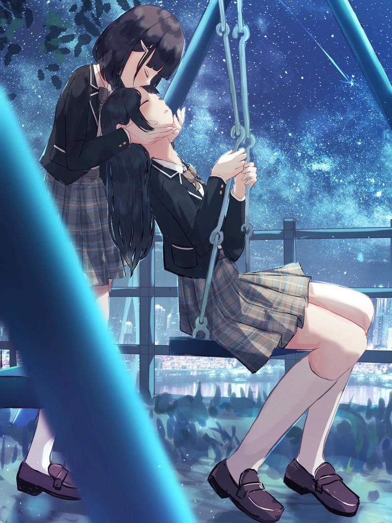 ngọt ảnh anime cặp đôi