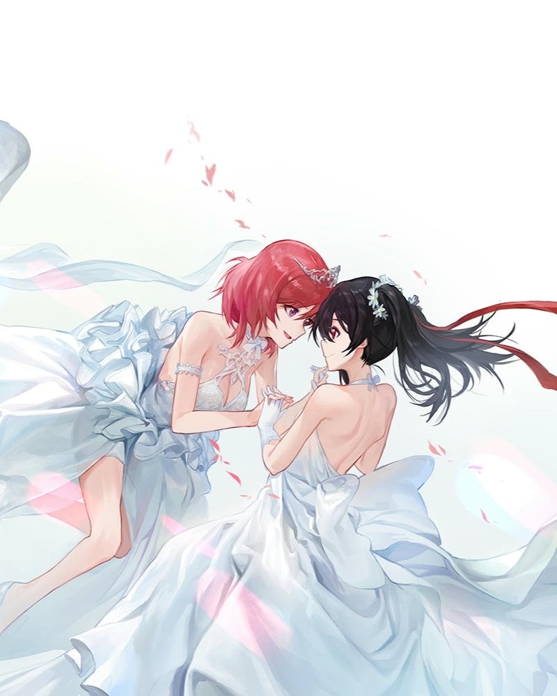 ngọt hình ảnh cưới anime