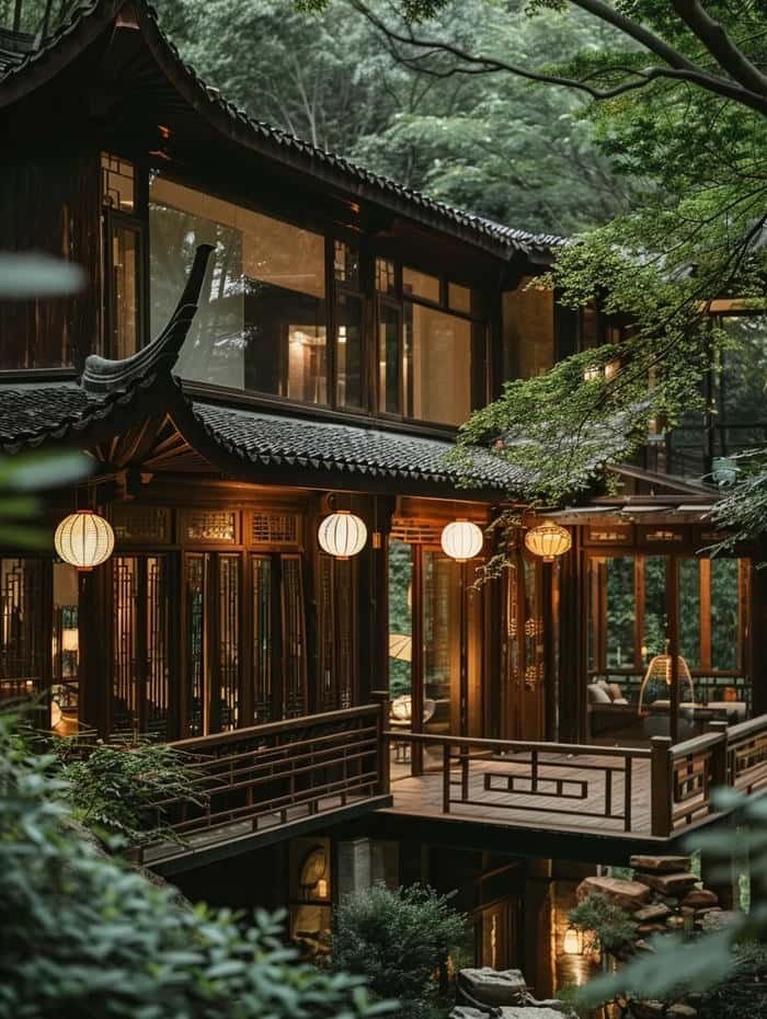 184+ ảnh nhà gỗ đẹp hiện đại mang phong cách sang trọng nhà gỗ gác lửng tiện nghi