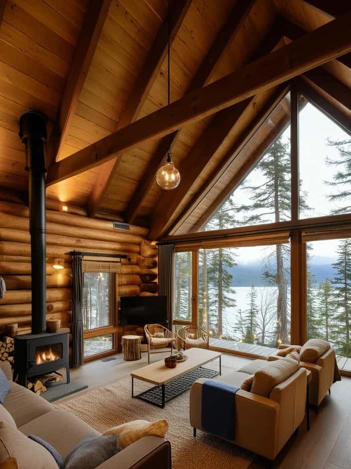 184+ ảnh nhà gỗ đẹp hiện đại mang phong cách sang trọng nhà gỗ mái ngói đỏ