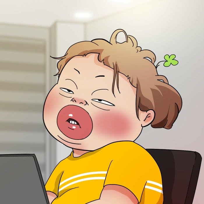 nhãn dán Quỳnh Aka hoạt hình