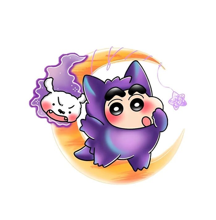 nhãn dán Shin cho balo