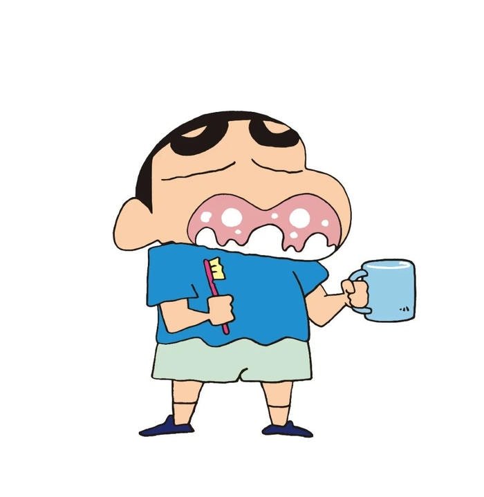 nhãn dán Shin đáng yêu