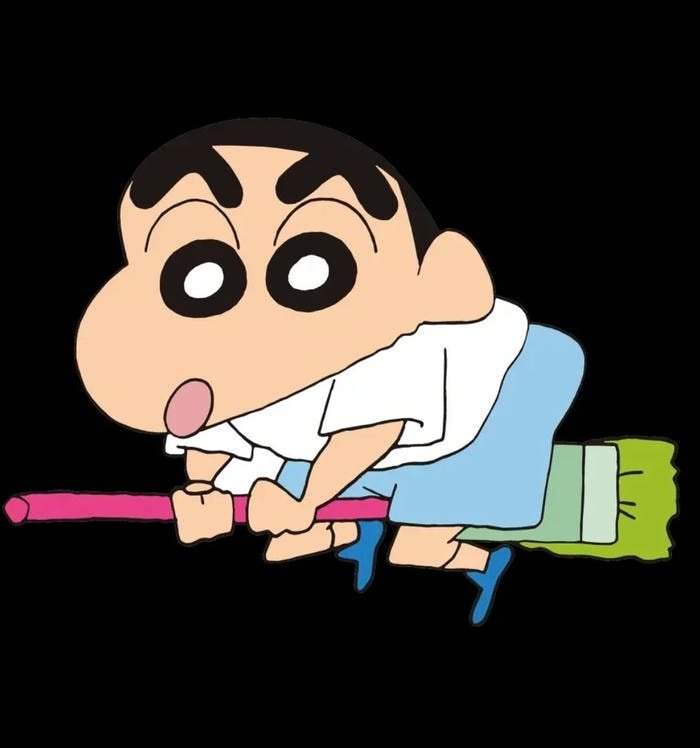 nhãn dán Shin mặt hài