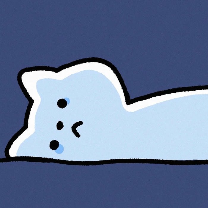 nhãn dán buồn mini