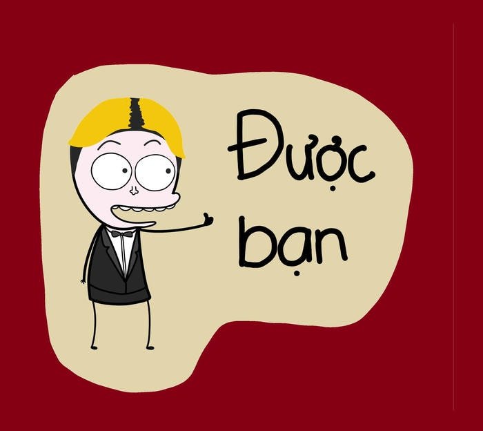 nhãn dán chọc cười