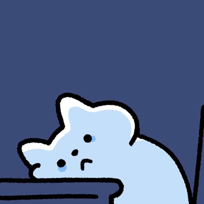 nhãn dán nỗi buồn