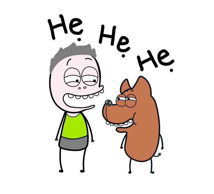 nhãn dán vui độc lạ