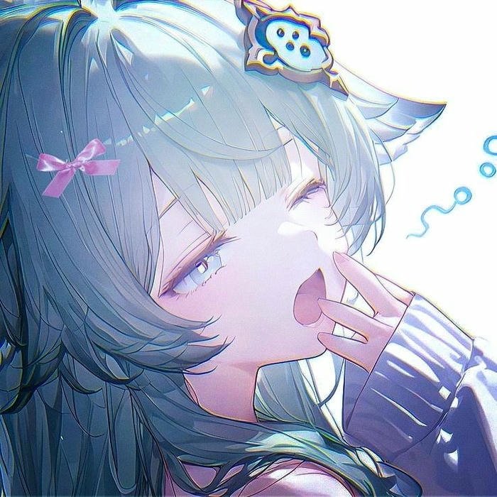 nữ anime avatar sáng phong cách kawaii đáng yêu