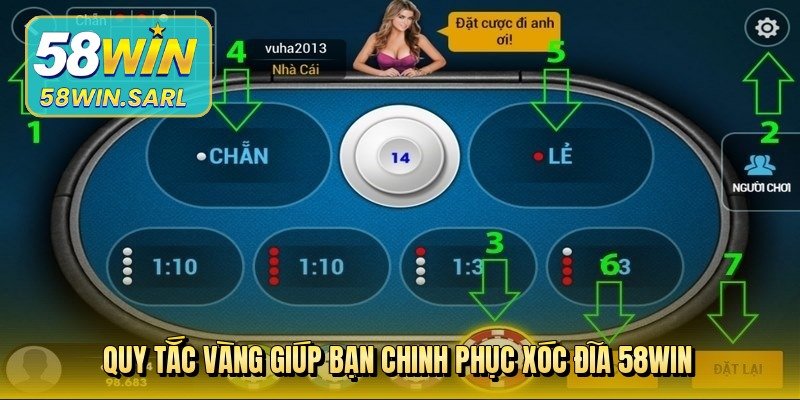 Xóc đĩa 58win - Ván cược truyền thống kiếm tiền tỷ đô quy-tac-vang-giup-ban-chinh-phuc-xoc-dia-58win