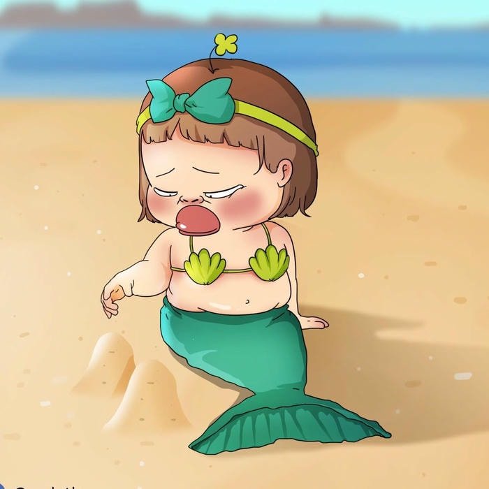 sticker Quỳnh Aka dễ thương