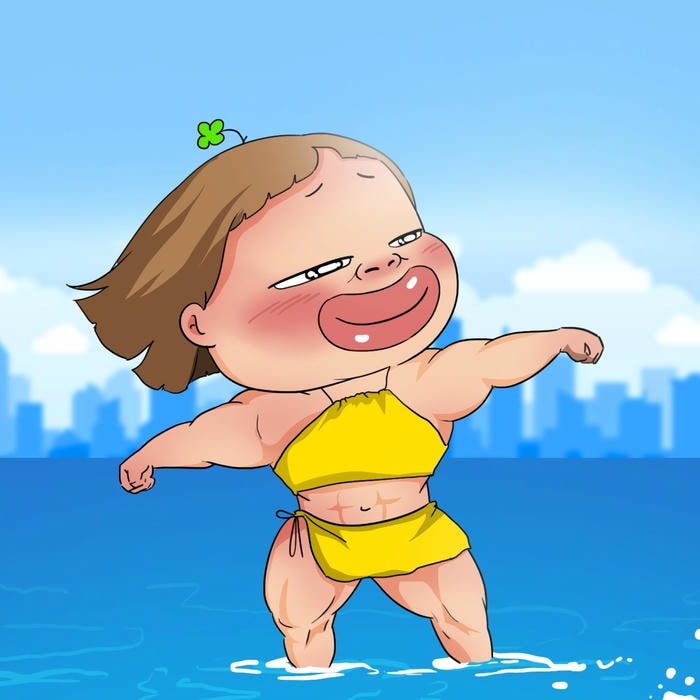 sticker Quỳnh Aka tức giận