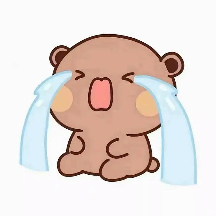 sticker giọt nước mắt