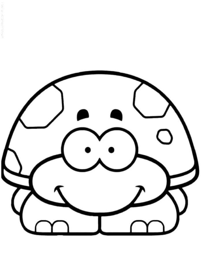 tô màu rùa kawaii