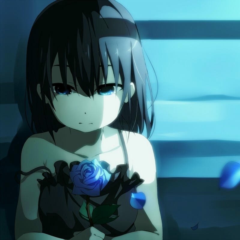 Ảnh avatar buồn anime nữ tâm trạng trầm