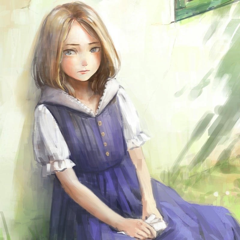 Ảnh avatar buồn nữ anime dành cho tâm trạng