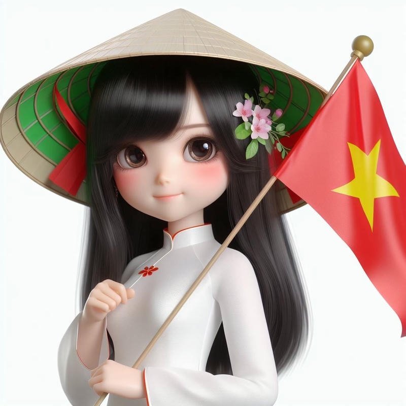 Ảnh avatar cờ việt nam dùng cho mạng xã hội